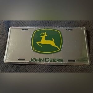 John Deere plate decal